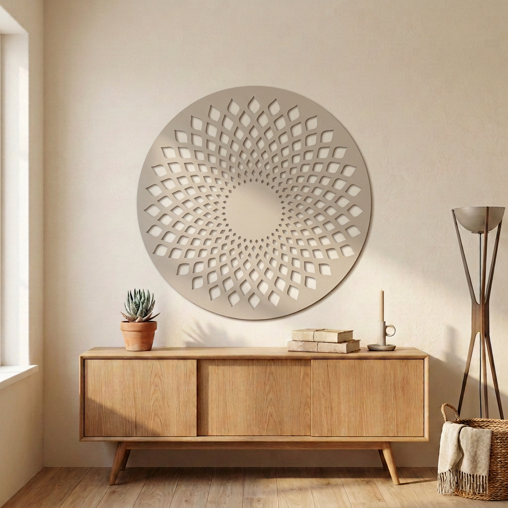 Dekoracja ścienna ażurowa Mandala – Kaszmir