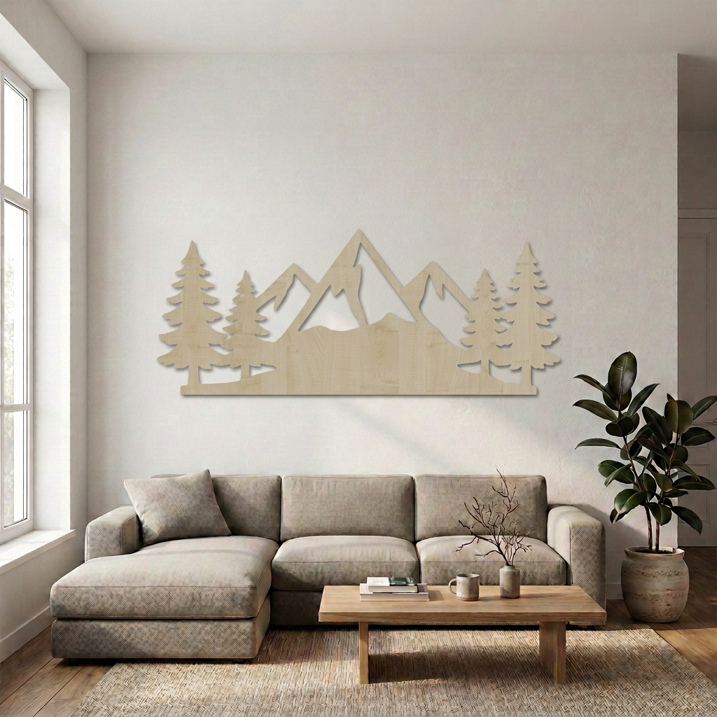 Dekoracja ścienna Góry do salonu – Klon