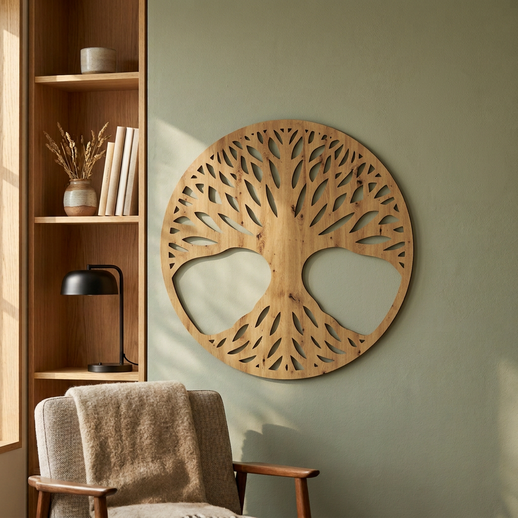 Dekoracja ścienna Drzewo Życia – Dąb Artisan, 60 cm
