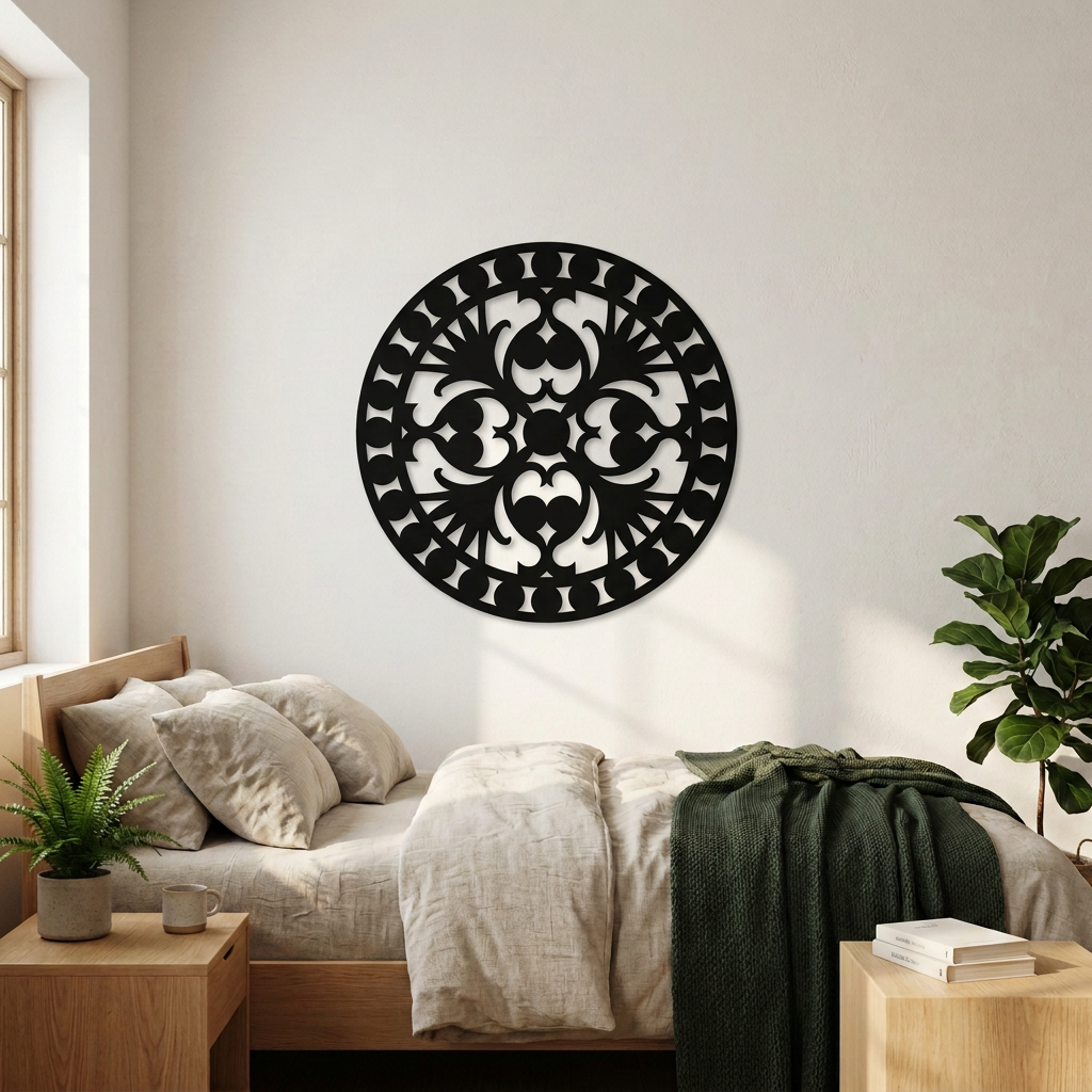 Dekoracja ścienna Mandala – Czarny
