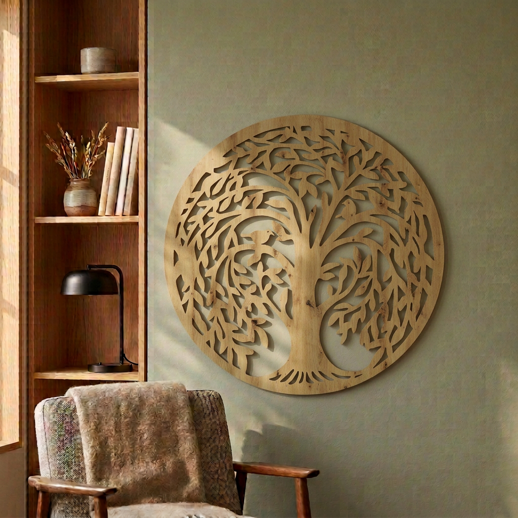Dekoracja ścienna Drzewo Życia do salonu – Dąb Artisan