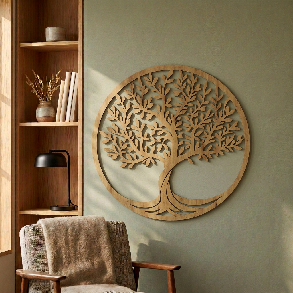 Dekoracja ścienna Drzewo Życia do salonu – Dąb Artisan